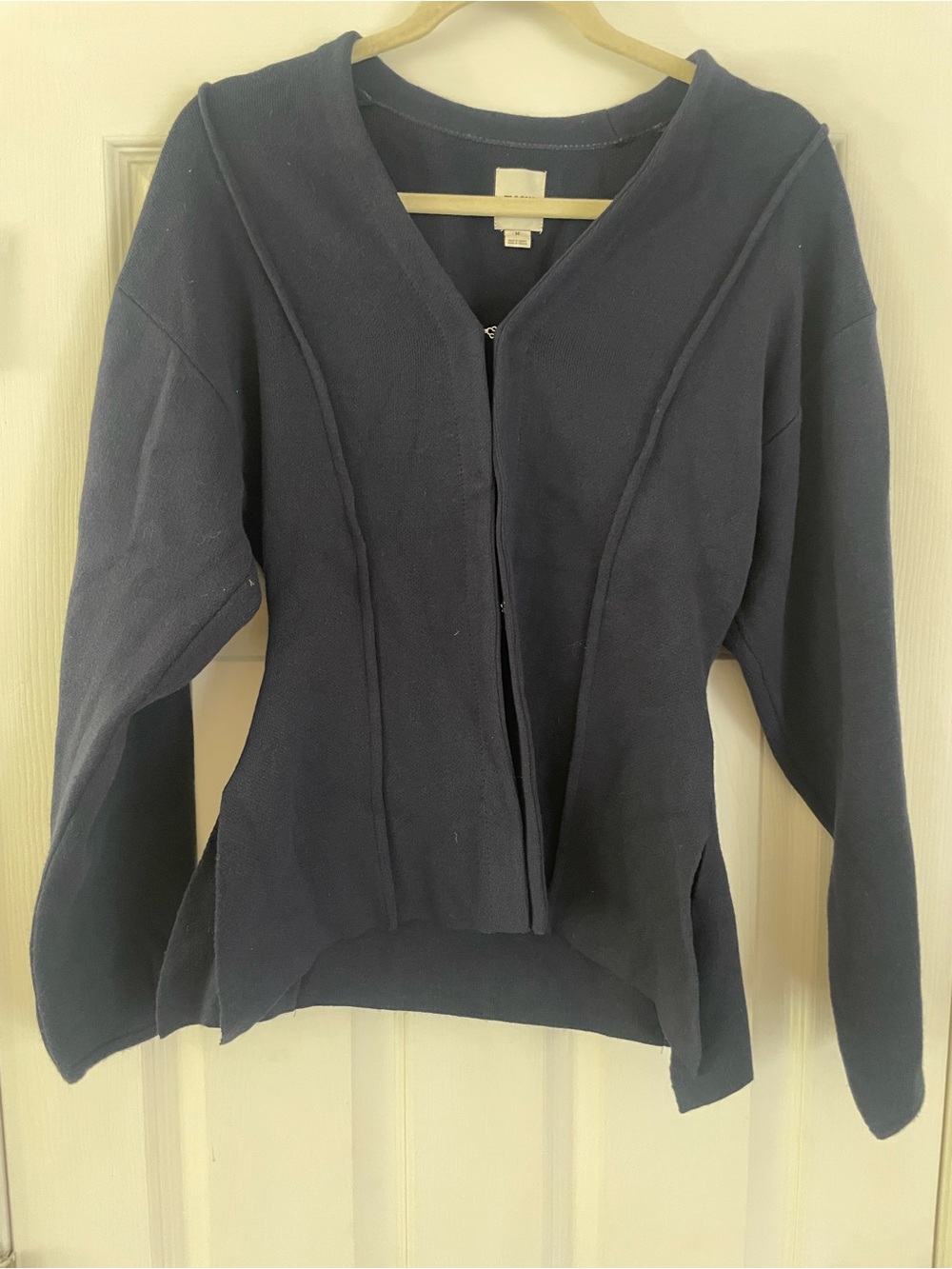Maeve Navy Open Front Sweater Cardigan